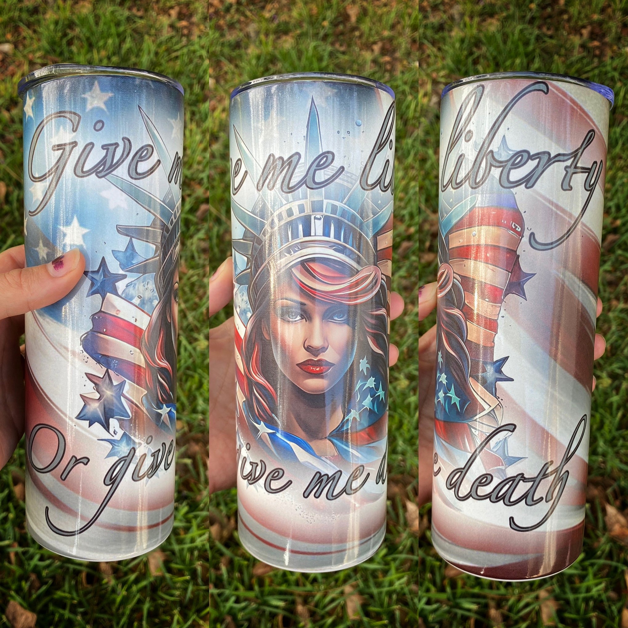 Give me liberty or give me death Tumbler ￼